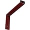 Ekena Millwork Steel Truss Shelf Bracket, Hammered Bright Red 2"W x 12"D x 7 3/4"H BKTM02X12X07TSHRE - alternate 1